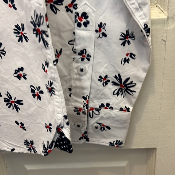 Across the pond men's flowered button down shirt size medium NWT - Picture 3 of 8